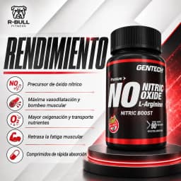 Óxido Nítrico Gentech 90 Cápsulas