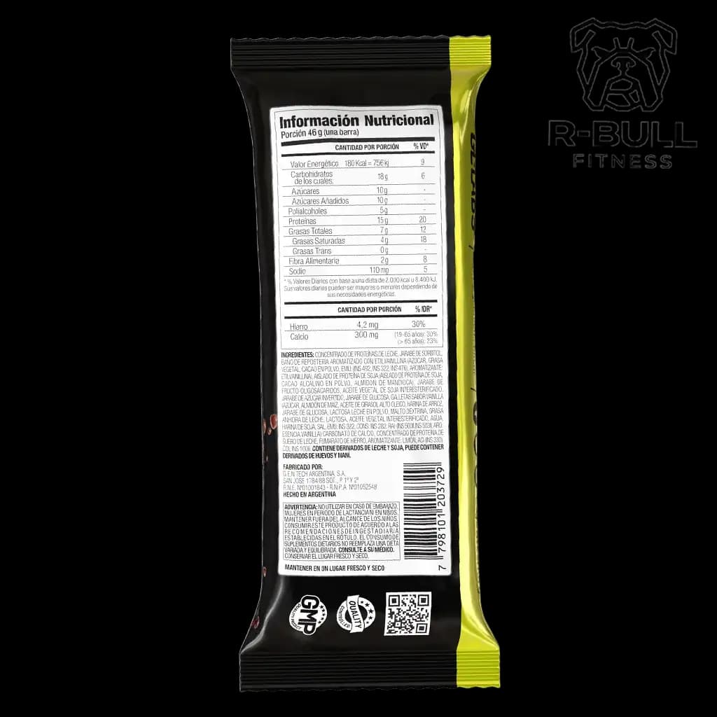 Caja Iron Bar AFA x12 - Sabor Lemon Cookie