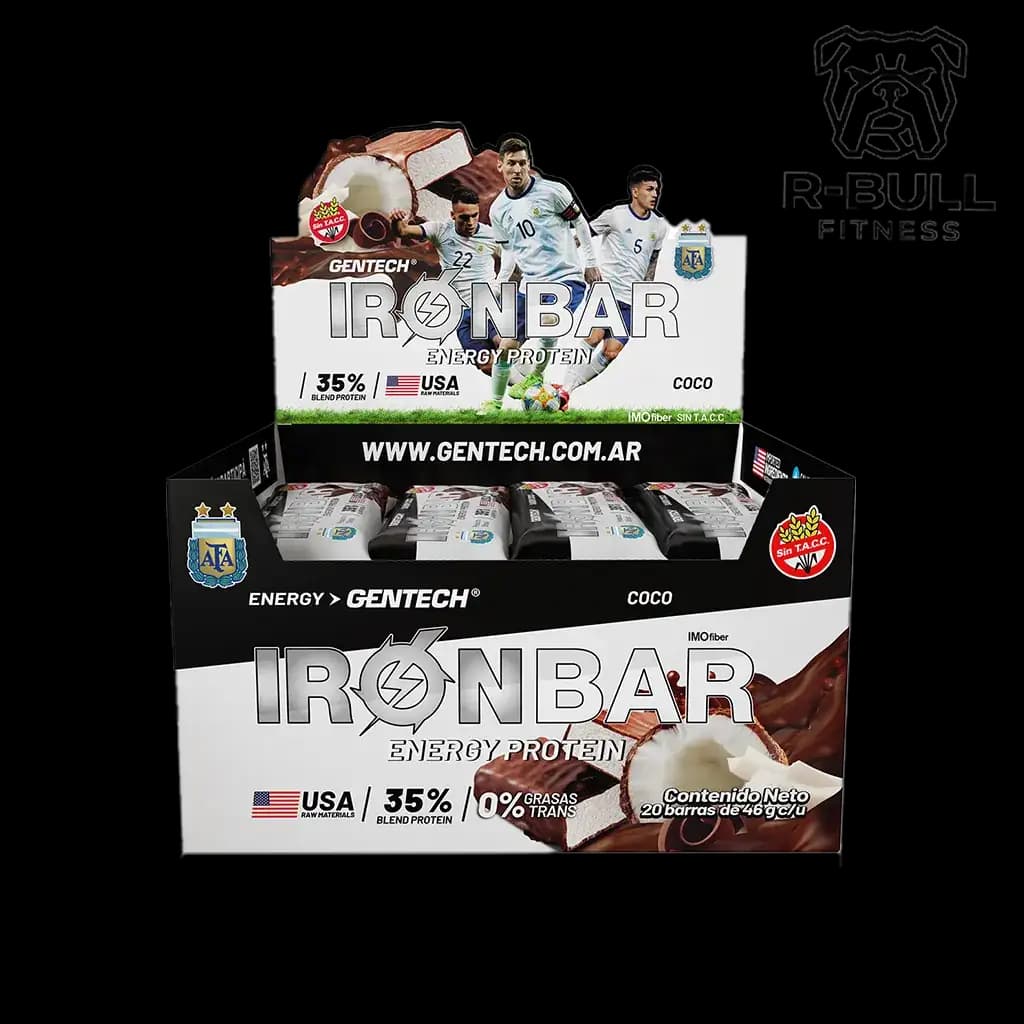 Caja Iron Bar AFA x20 - Sabor Coco