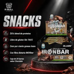 Caja Iron Bar AFA x20 - Sabor Chocolate