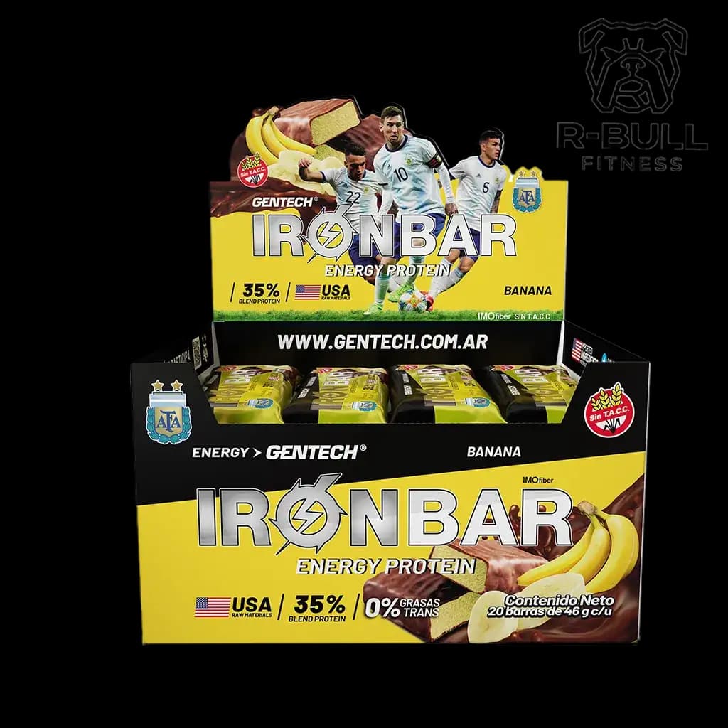 Caja Iron Bar AFA x20 - Sabor Banana