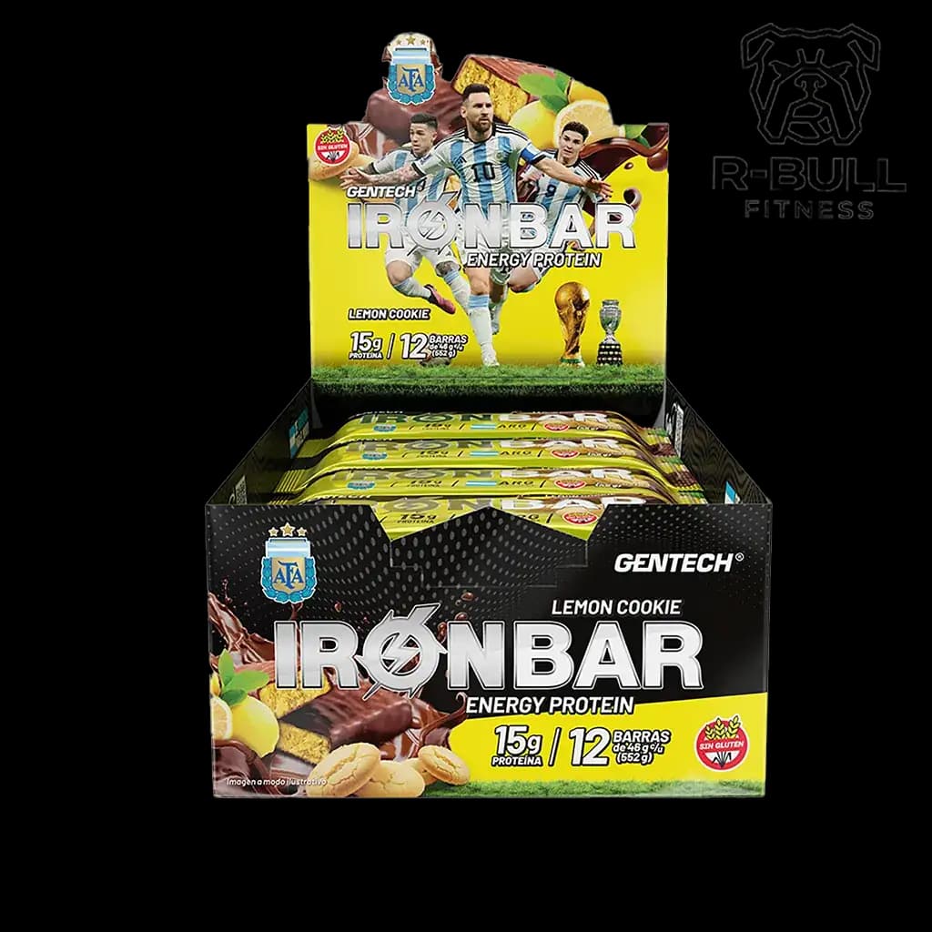 Caja Iron Bar AFA x12 - Sabor Lemon Cookie