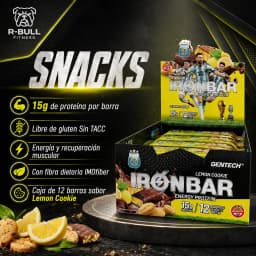Caja Iron Bar AFA x12 - Sabor Lemon Cookie