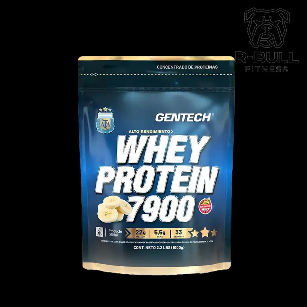 Bolsa Whey Protein AFA Gentech 1000g Sabor Banana