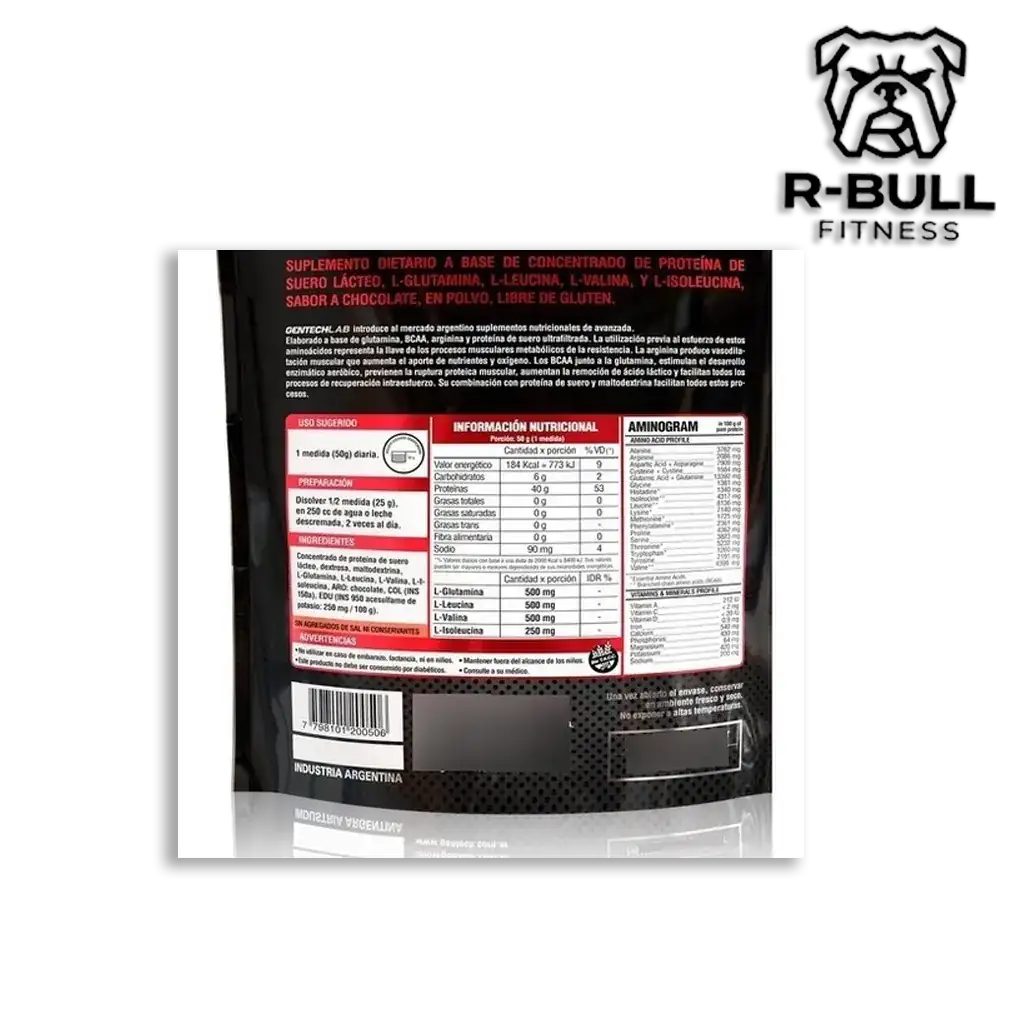 Whey Protein Premium 500g Gentech - Chocolate