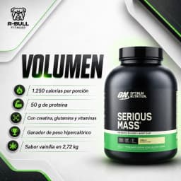 Optimum Nutrition Serious Mass 2.72Kg (Vainilla)