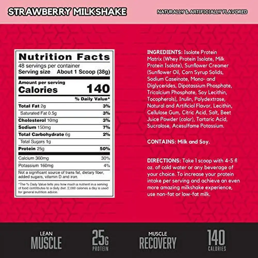 BSN Syntha-6 Isolate 912g (Strawberry Milkshake)